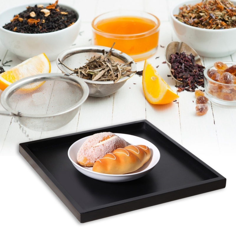 Square Wood Tea Coffee Snack F - Food Snacks Restaurant ulasan dan harga