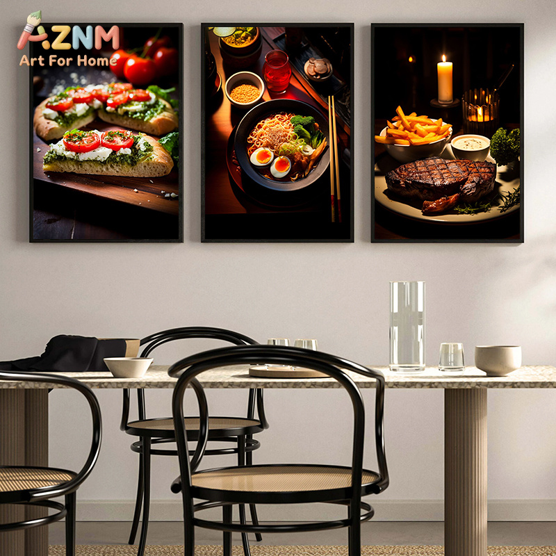 AZNM Gourmet Food Canvas Poste - Food Snacks Restaurant ulasan dan harga