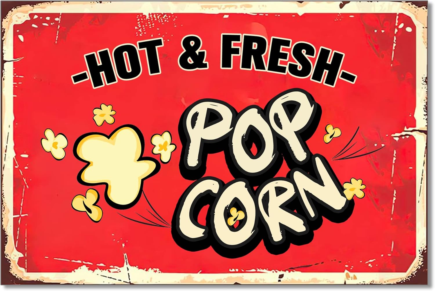 1p,Hot and Fresh Popcorn Metal - Food Snacks Restaurant ulasan dan harga
